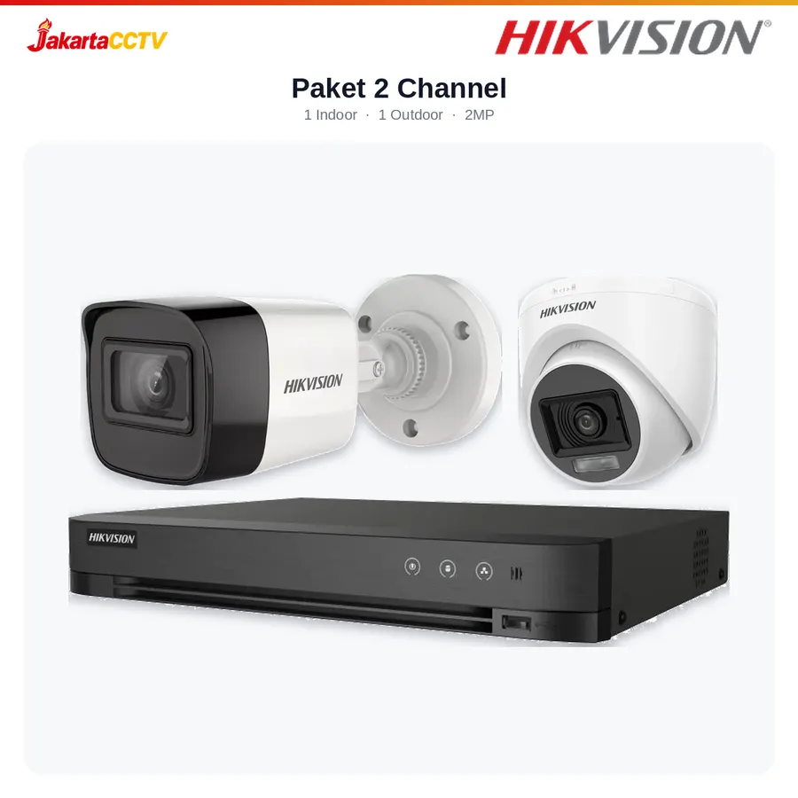 Paket CCTV Hikvision 2 Channel
