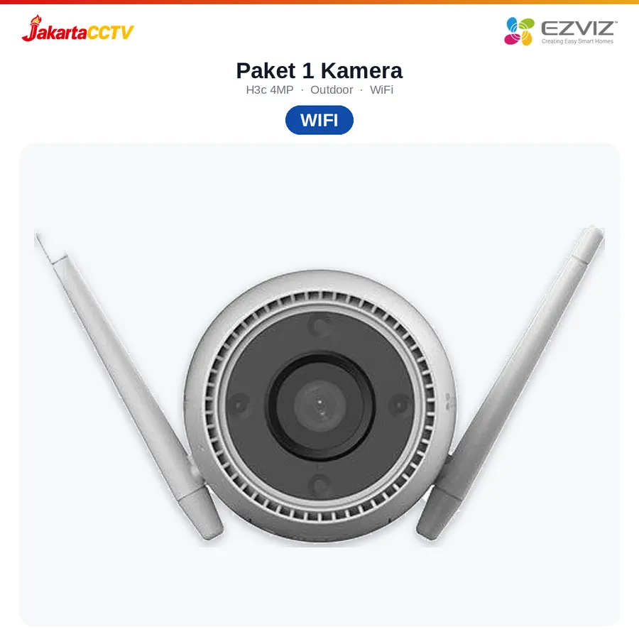 Paket CCTV Ezviz H3c 4MP
