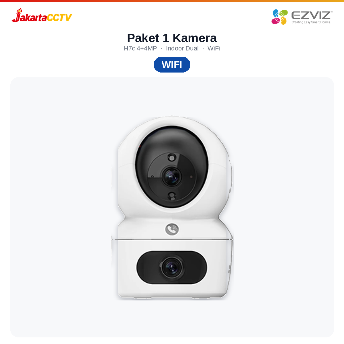 Paket CCTV Ezviz H7c 4+4MP