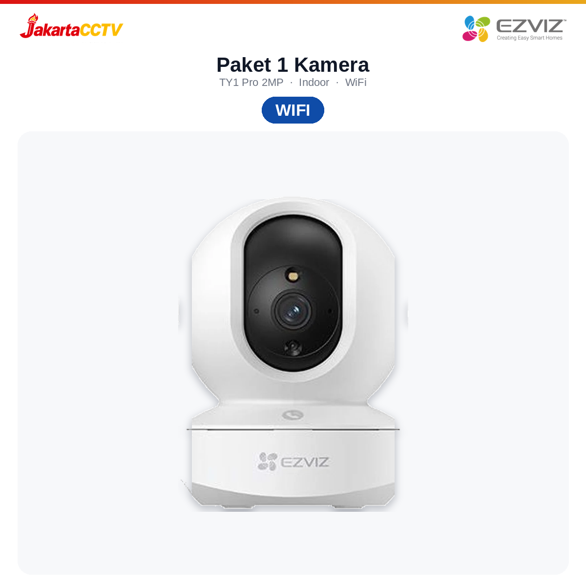 Paket CCTV Ezviz TY1 Pro 2MP