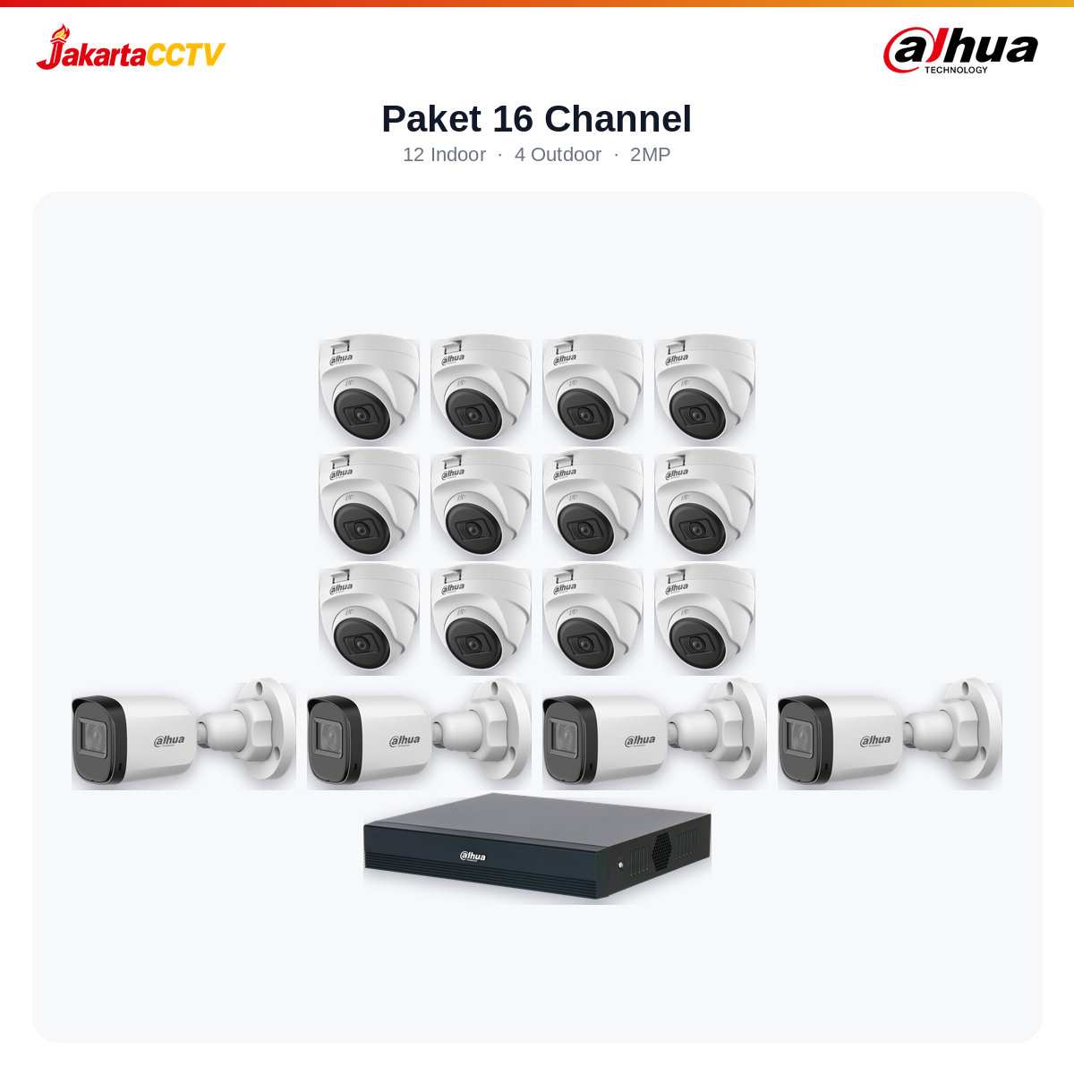 Paket CCTV Dahua 16 Channel