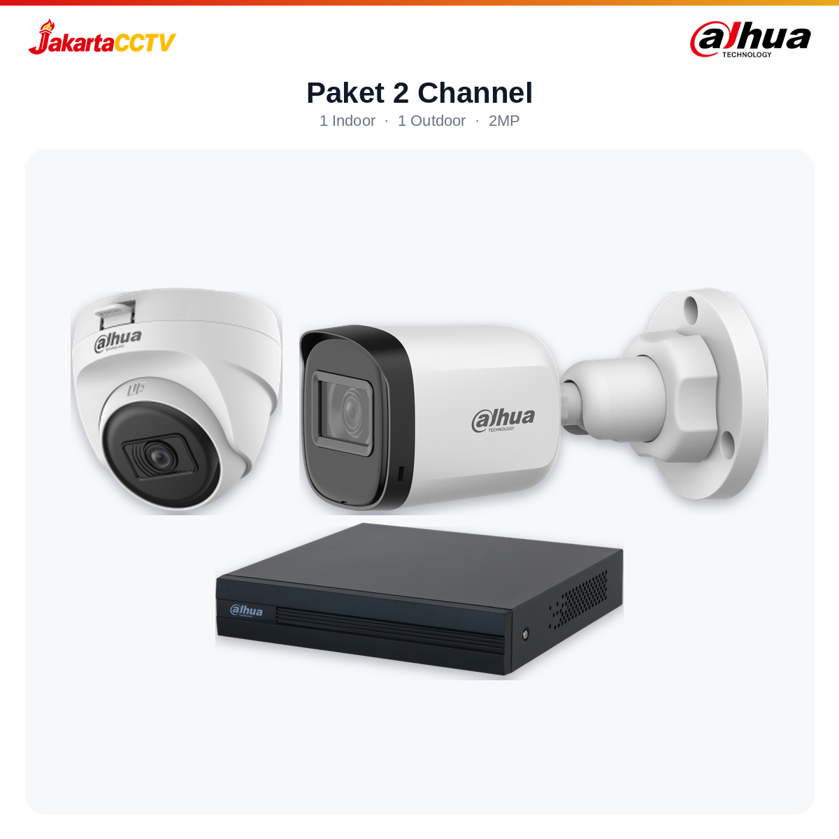 Paket CCTV Dahua 2 Channel