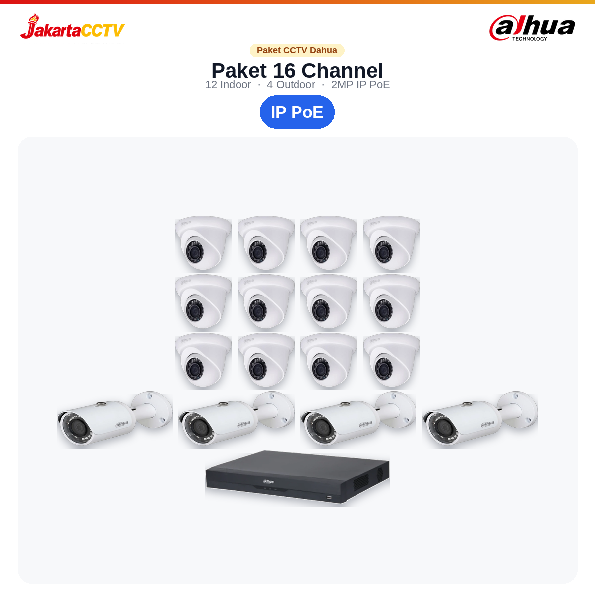 Paket CCTV Dahua IP 16 Channel