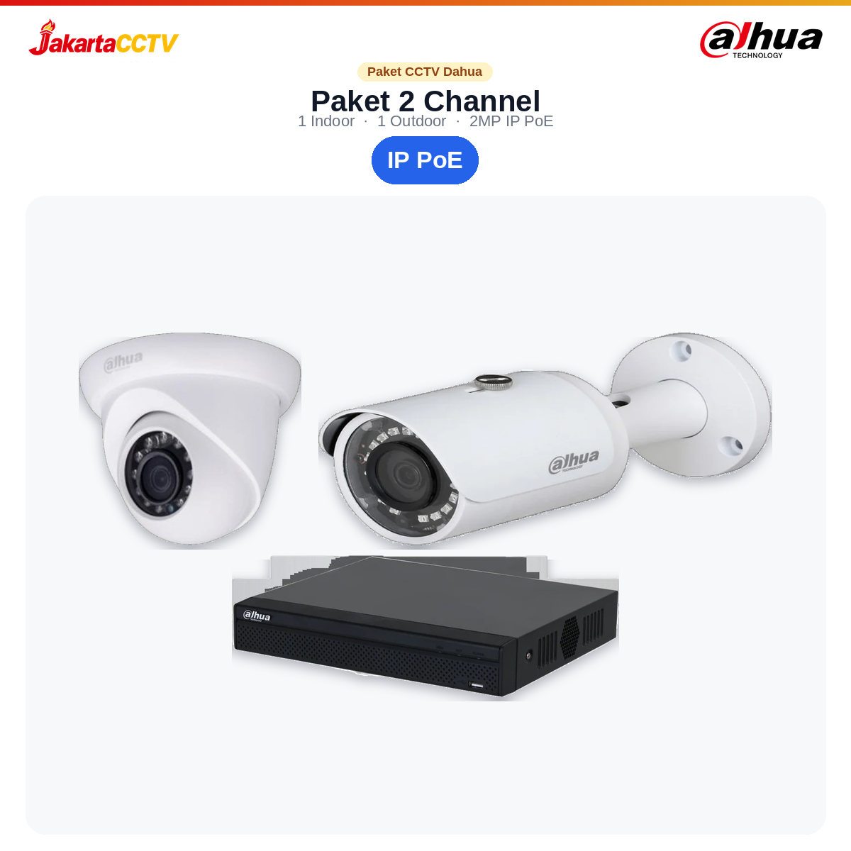Paket CCTV Dahua IP 2 Channel
