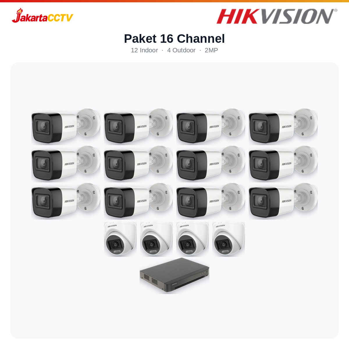 Paket CCTV Hikvision 16 Channel