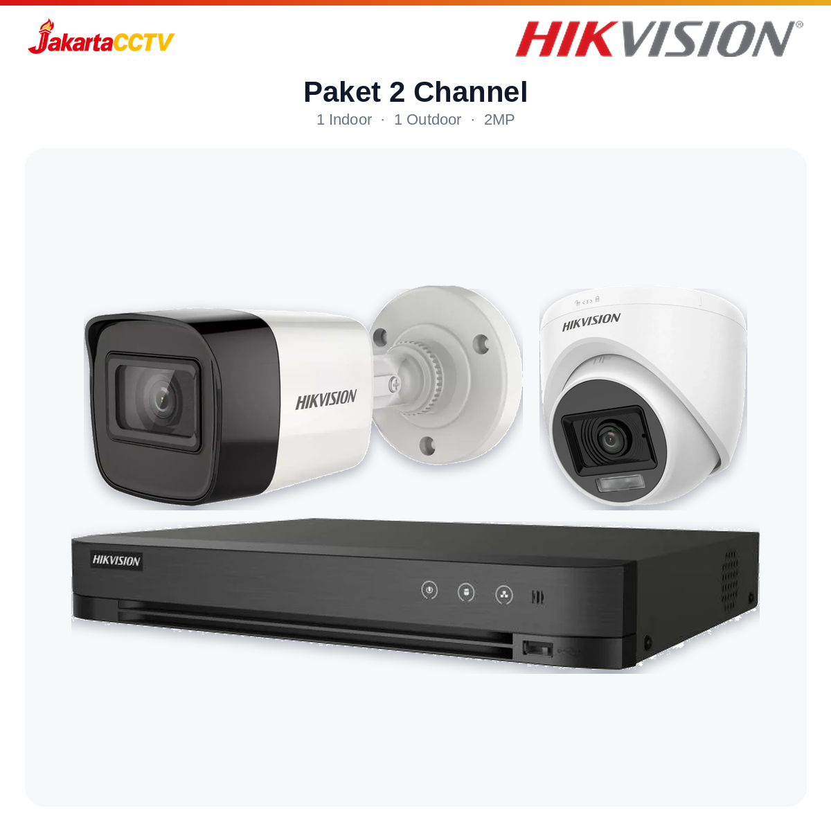 Paket CCTV Hikvision 2 Channel