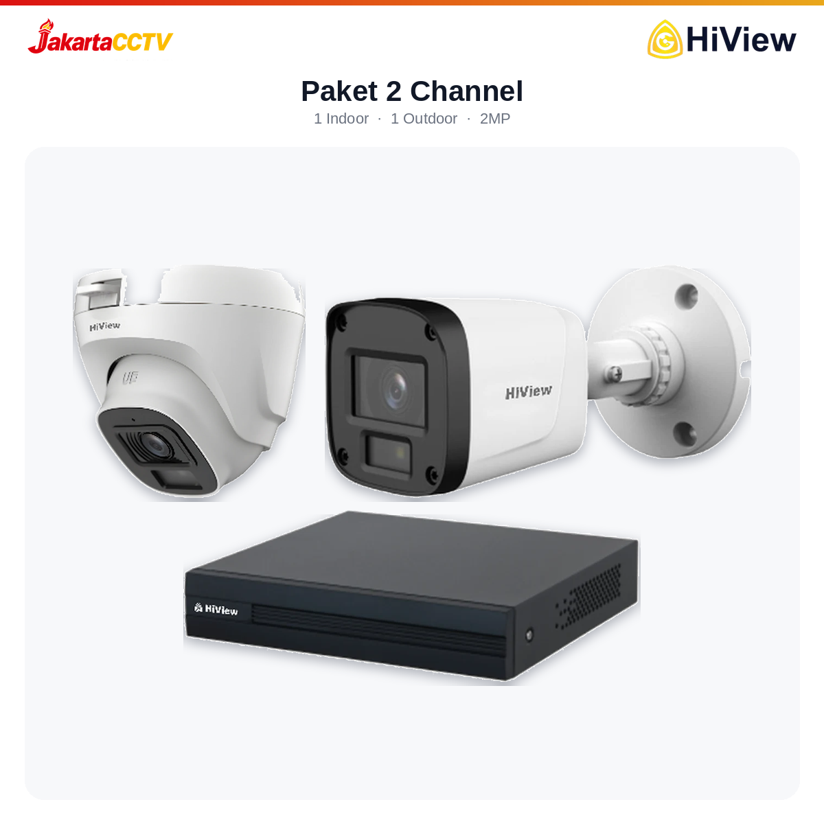 Paket CCTV HiView 2 Channel
