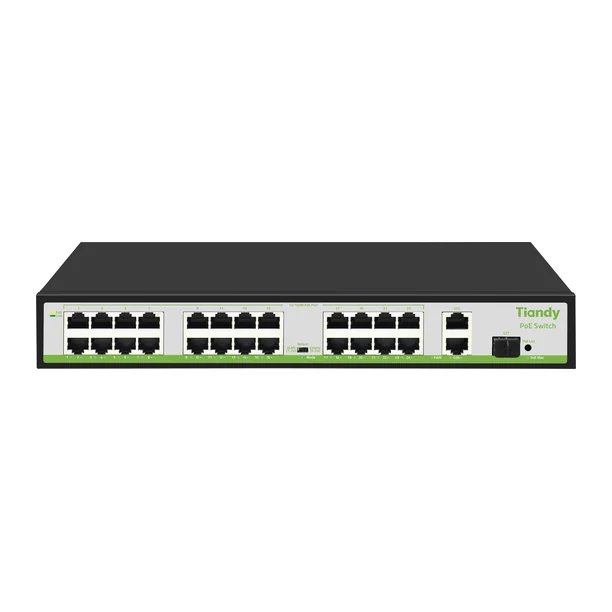 Tiandy TC-P3S027 H/2421/AT/260 PoE Switch 24 Port Gigabit Uplink