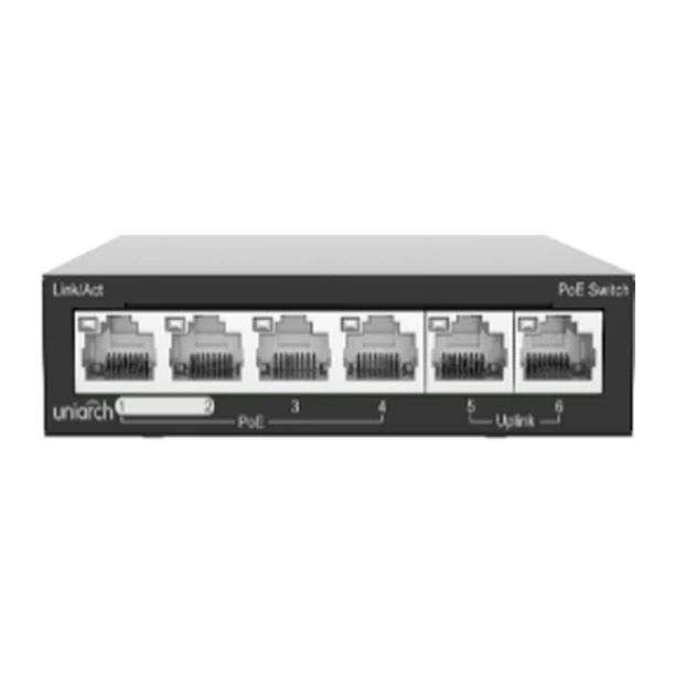 Uniarch SW-2106-P PoE Switch 4 Port