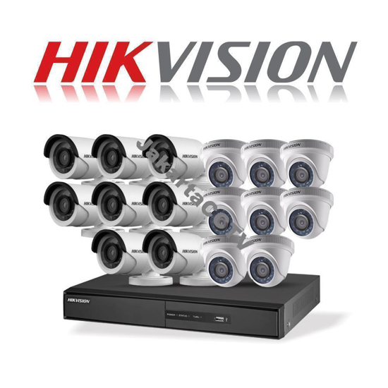 Gambar [Paket CCTV Kamera HDTVI] Paket CCTV HDTVI Camera Hikvision 16 Channel 2.0 MP
