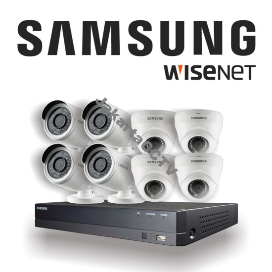 Gambar Paket CCTV Samsung Economic Series 8 Channel 2.0 MP