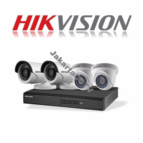 Gambar Paket CCTV Murah All Camera Hikvision 4 Channel 1 MP