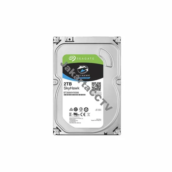 Harddisk Surveillance Skyhawk 2.0 TB [Tersertifikasi MFI], contoh produk terkait tabel perkiraan lama rekaman (rekam 24 jam)