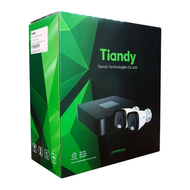 Paket CCTV Tiandy TC-KIT 8 (8 Kamera Bullet 2MP + NVR PoE 8 Channel)